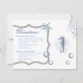 4.25x5.5方向カードシーホース海海ビーチ 招待状 (正面)