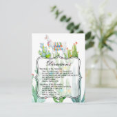 4.25x5.5方向カードボホラマボヘミアンカクティー 招待状 (スタンド正面)