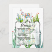 4.25x5.5方向カードボホラマボヘミアンカクティー 招待状 (正面/裏面)