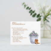 4.25x5.5方向カード夏の国ウェディングラス 招待状 (スタンド正面)