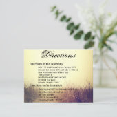 4.25x5.5方向カード日の出の通路の歩道Pa 招待状 (スタンド正面)