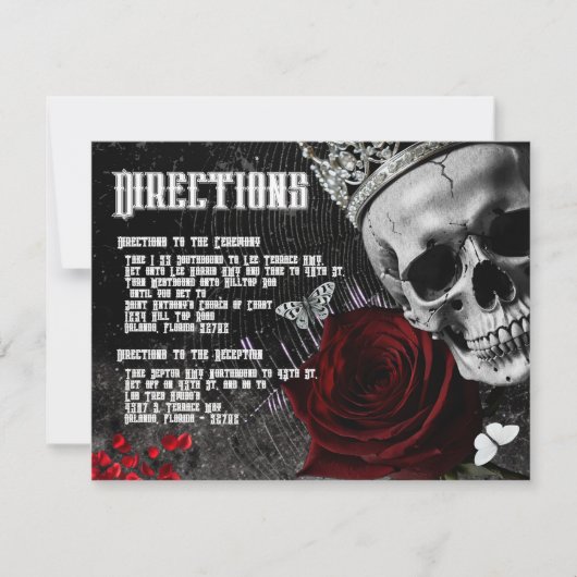 4.25x5.5方向カードHarting Adeline Zade Mead 招待状 (正面)