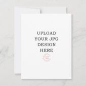 4.25x5.5祈りの言葉カード – 独自のデザインをアップロード 出欠カード (正面)