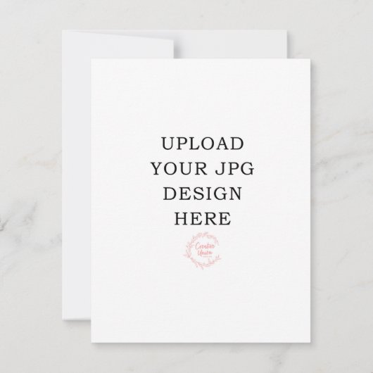 4.25x5.5祈りの言葉カード – 独自のデザインをアップロード 出欠カード (裏面)