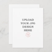 4.25x5.5祈りの言葉カード – 独自のデザインをアップロード 出欠カード (正面/裏面)