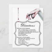 4.25x5.5 方向 カード ヴ Zombie 血の滴る ヴァンパイア (正面/裏面)