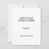 4.25x5.5" Card Printing 出欠カード (正面)