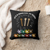 4/4、小さな人間に良い日だ教えよ、先生 クッション (ブランケット)