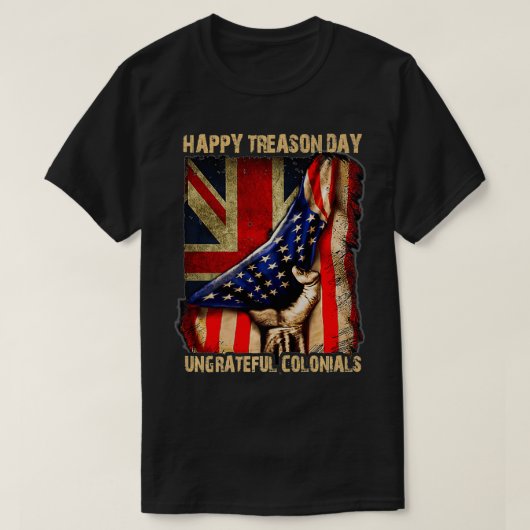 4/4（金）の幸せな反逆の日 Tシャツ (デザイン正面)
