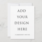 4.5インチx6.25インチ招待状/エンクロージャカード 招待状 (裏面)