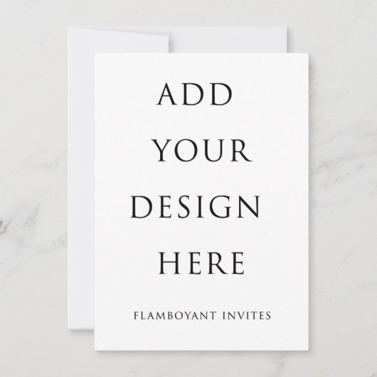 4.5インチx6.25インチ招待状/エンクロージャカード 招待状 (正面)