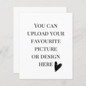 4.5インチx 5.6インチエンクロージャカードのパーソナライズ – ポートレート (正面/裏面)