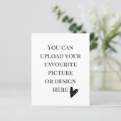 4.5インチx 5.6インチエンクロージャカードのパーソナライズ – ポートレート (スタンド正面)