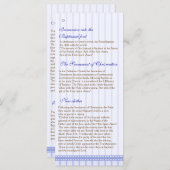 4/5ページ正教会バプテスマ・プログラム プログラム (正面/裏面)