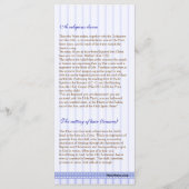 4/5ページ正教会バプテスマ・プログラム プログラム (裏面)