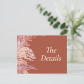 4.5 x 5.5の結婚詳細挿入 エンクロージャーカード (スタンド正面)