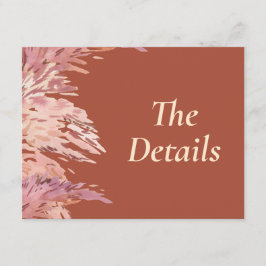 4.5 x 5.5の結婚詳細挿入 エンクロージャーカード