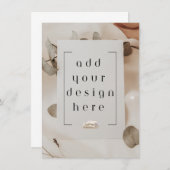 4.5 x 6.25インチフラットカード サンキューカード (正面/裏面)