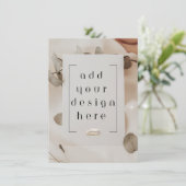 4.5 x 6.25インチフラットカード サンキューカード (スタンド正面)