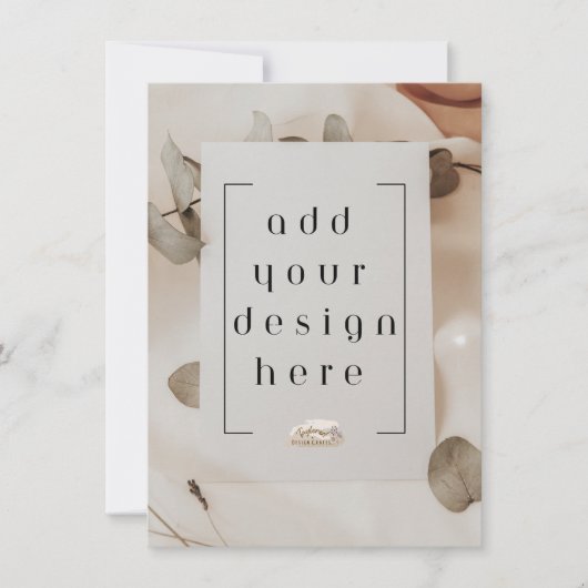 4.5 x 6.25インチフラットカード サンキューカード (正面)