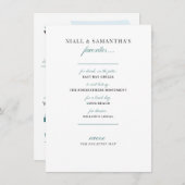 4.5" x 6.25" オーダーメイド マップ 封筒 カード for SAM (正面/裏面)