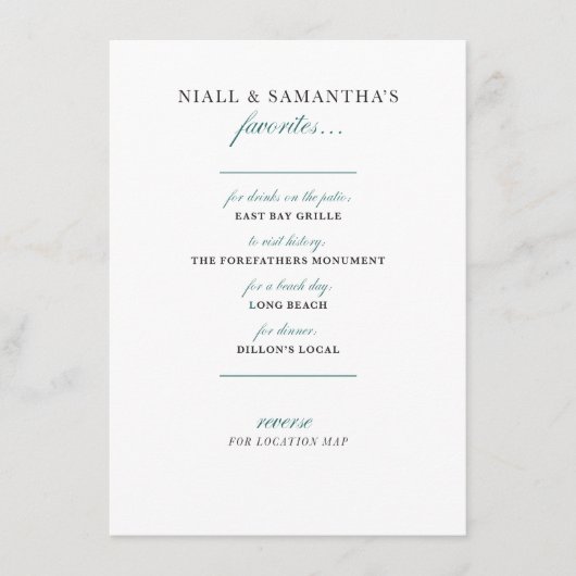 4.5" x 6.25" カスタム マップ 封筒 カード for SAM (正面)