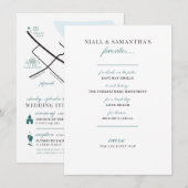 4.5" x 6.25" カスタム マップ 封筒 カード for SAM (正面/裏面)