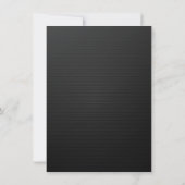 4.5" x 6.25" ゴールド ロイヤル クイーン クラウン 招待状 (裏面)