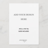 4.5x6.25インチエンクロージャカード印刷 エンクロージャーカード (正面)