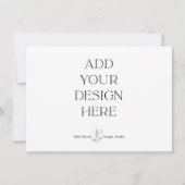 4.5x6.25インチカード印刷 |独自の挿入をアップロード 招待状 (裏面)