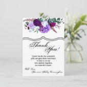 4.5x6.25サンキューカードラベンダーハイビスカス 招待状 (スタンド正面)