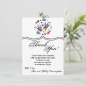 4.5x6.25サンキューカード伝統的バードタトゥーSp 招待状 (スタンド正面)