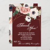 4.5x6.25サンキューカード幾何学園バラワイン 招待状 (正面/裏面)