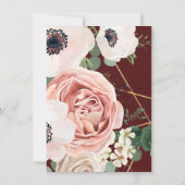 4.5x6.25サンキューカード幾何学園バラワイン 招待状 (裏面)