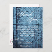 4.5x6.25サンキューカード素朴TINパネル天井C 招待状 (正面/裏面)
