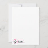 4.5x6.25サンキューカード素朴TINパネル天井C 招待状 (裏面)