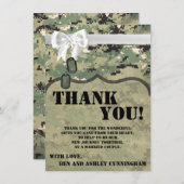 4.5x6.25サンキューカード·ネービーIIIタイプ3 Digita 招待状 (正面/裏面)