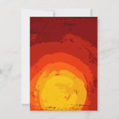 4.5x6.25サンキューカードAfrican Safari Girfe Sun 招待状 (裏面)