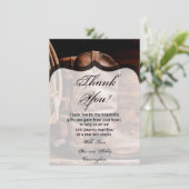 4.5x6.25サンキューカードCowboy Boots Barn Wood Rus 招待状 (スタンド正面)