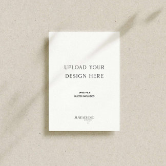 4.5x6.25" エンクロージャーカード印刷 エンクロージャーカード