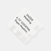 4.75インチカスタムカクテルディスポーザブル紙ナプキンス 縁ありカクテルナプキン (角)