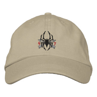 4/7 Spiderロゴハット 刺繍入りキャップ