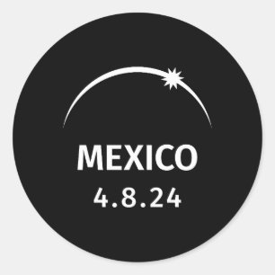 4.8.24 Eclipse 太陽のメキシコ ラウンドシール