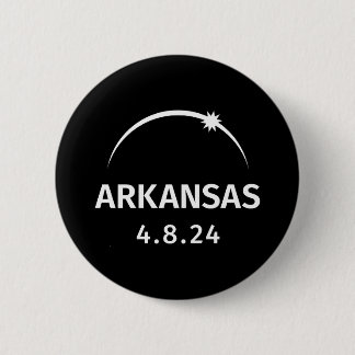 4.8.24 Eclipse 太陽の Arkansas 缶バッジ