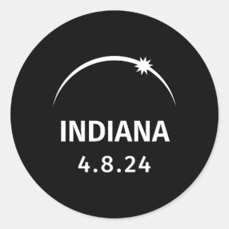 4.8.24 Eclipse 太陽の Indiana ラウンドシール