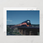 4-8-4が率いるSP「デイライト」の列車 ポストカード (正面/裏面)