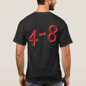 4 8Tワイシャツ(黒) Tシャツ (裏面)