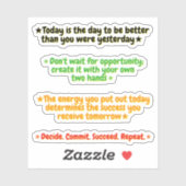 4 Best Motivational Quotes of all Time | Daily シール (シート)