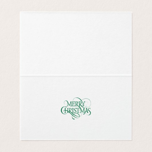 4 BIRDS Folded Card (内部フラット)