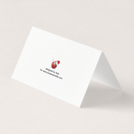 4 BIRDS Folded Card (裏面)